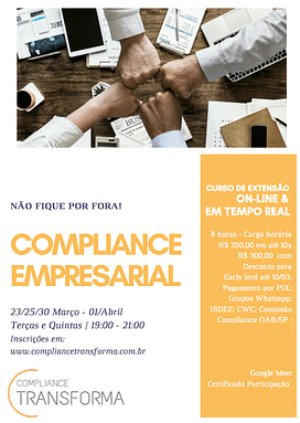 Compliance Empresarial – Curso de Extensão